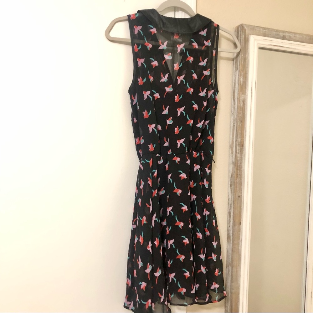 B.Darlin sleeveless Peter Pan collar button dress - Picture 8 of 10